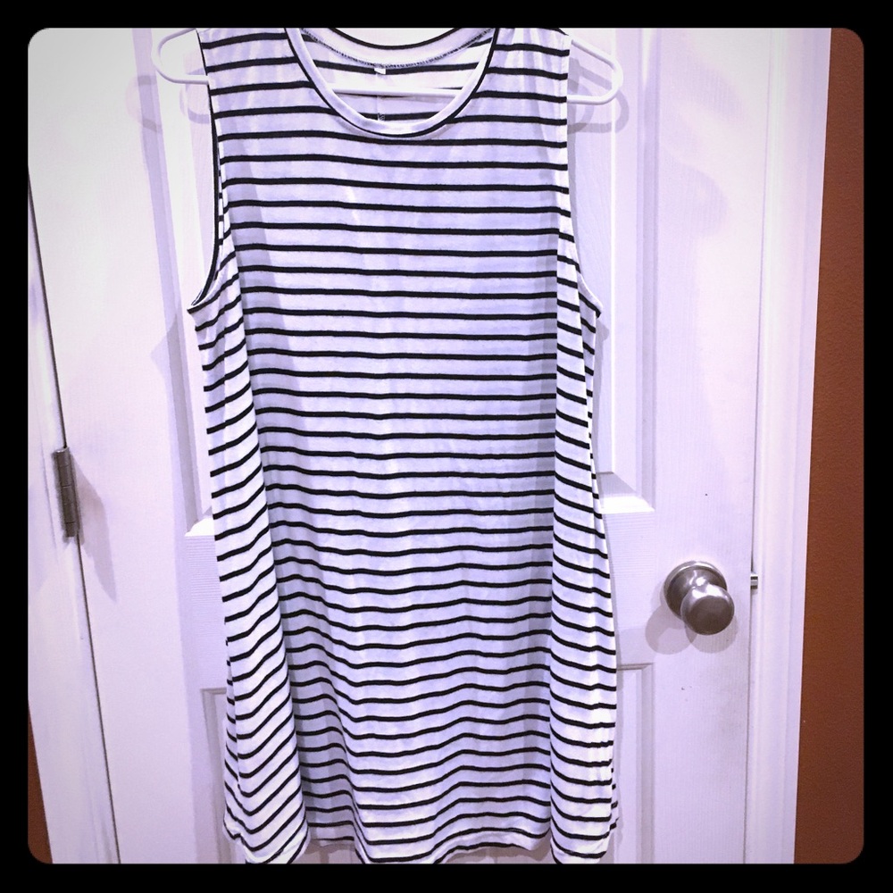 Black & White Striped Tunic